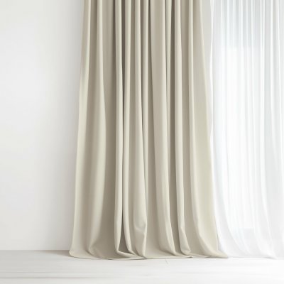 Goldea dekorační závěs luca - přírodní 280x150 cm – Hledejceny.cz