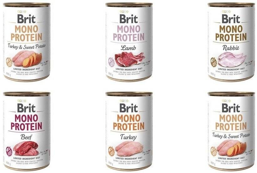 Brit Mono Protein Mix příchutí 30 x 400 g