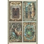 Stamperia Rýžový papír Magic Forest cards – HobbyKompas.cz