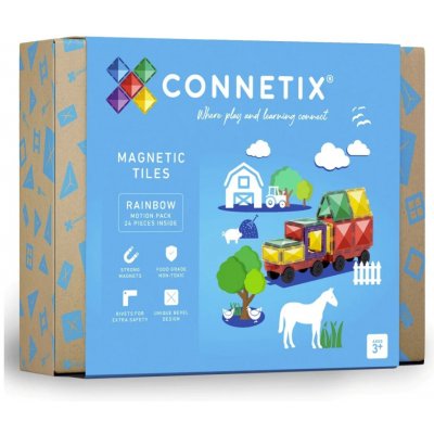 Connetix Rainbow Motion Pack 24 ks – Zbozi.Blesk.cz