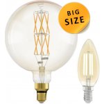 Eglo LED žárovka E27 11687 Big Size jantar G200 8W 60W teplá bílá 2100K stmívatelná – Hledejceny.cz