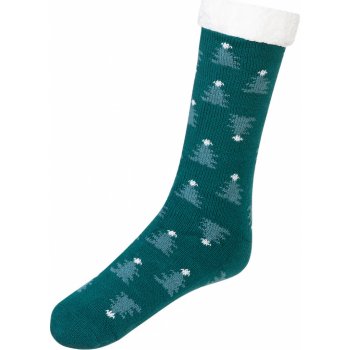 Pánské vánoční ponožky s LED zelená