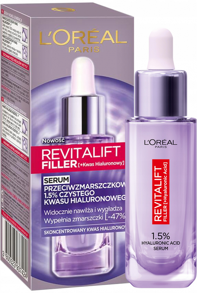 L\'Oréal Revitalift Filler Sérum proti vráskám s 1,5% čisté kyseliny hyaluronové 30 ml