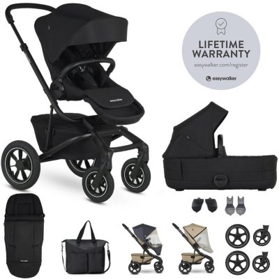 EASYWALKER Set XXL kombinovaný Jimmey Air s příslušenstvím Pepper Black 2023 – Hledejceny.cz