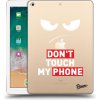 Pouzdro na tablet Picasee silikonový průhledný obal Apple iPad 9.7 2017 5. gen Angry Eyes Transparent