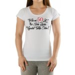 Tričko Trvalo mi 50 let Bílá – Zboží Mobilmania