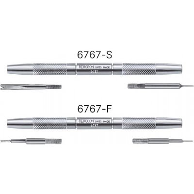 Bergeon Nástroj na výměnu řemínku k hodinkám 6767 vystěžejkovač 6767F Varianta F 1 mm + čep – Zboží Dáma