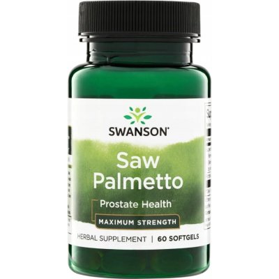 Swanson Saw Palmetto Extract 320 mg 60 kapslí – Hledejceny.cz