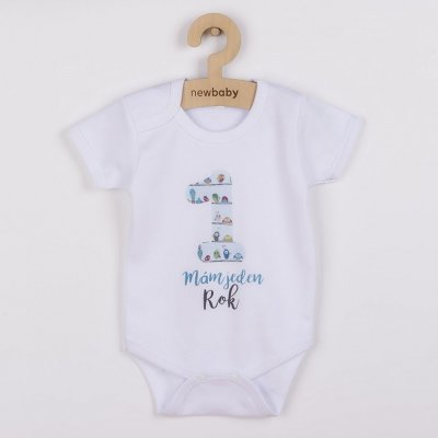 NEW BABY Body s potiskem Mám jeden Rok – Zboží Mobilmania