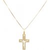 Přívěsky Beny Jewellery Zlatý Přívěsek Kříž 7151684