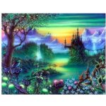 Norimpex Diamantový obrázek malování Tajemný hrad 30 x 40 cm – Zboží Mobilmania