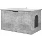 VidaXL Domeček šedý obdélníkový 50,5 x 55 cm – Hledejceny.cz