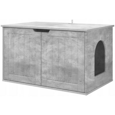 VidaXL Domeček šedý obdélníkový 50,5 x 55 cm – Hledejceny.cz