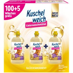 Kuschelweich Glücksmoment prací gel 3 x 1,925 l 105 PD
