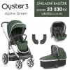 Kočárek BabyStyle Oyster3 set 4 v 1 Alpine Green 2021