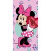 Jerry Fabrics Bavlněná osuška 70 x 140 cm Minnie Pink