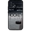 Pouzdro a kryt na mobilní telefon Samsung Pouzdro TopQ Samsung A32 silikon Hockey Is Life