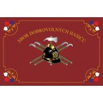 Hasičská vlajka tradiční - červená - 80x120cm Luxflag - tunel, karabina – Hledejceny.cz