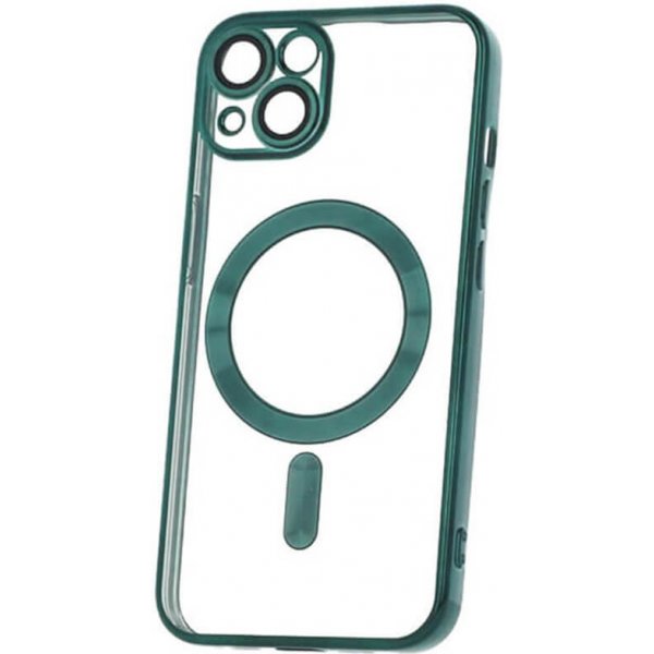Pouzdro a kryt na mobilní telefon Pouzdro SES MagSafe Apple iPhone 13 - tmavě zelené