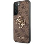 Pouzdro Guess PU 4G Metal Logo Samsung Galaxy S23+ hnědé – Sleviste.cz