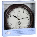 ESSCHERT DESIGN EASTGATE CLOCK hnědá 30,5 cm