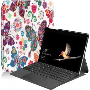 Pouzdro PROTEMIO 53450 ART Zaklápací obal Microsoft Surface Go 3 / 2 / 1 BUTTERFLIES