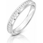 Minet stříbrný snubní prsten s bílými zirkony JMAN0450SR – Sleviste.cz