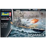 Revell Plastic ModelKit loď Battleship Bismarck 1:350 – Zbozi.Blesk.cz