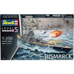 Revell Plastic ModelKit loď Battleship Bismarck 1:350 – Hledejceny.cz