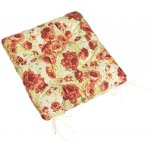 Bellatex BERTA Pivoňka růžová, zelená 40x40 cm prošívaný