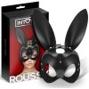 SM, BDSM, fetiš InToYou Roussy Bunny Mask Adjustable Black