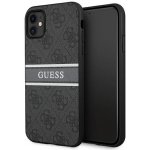 Pouzdro Guess 4G Stripe iPhone 11 šedé – Zboží Mobilmania