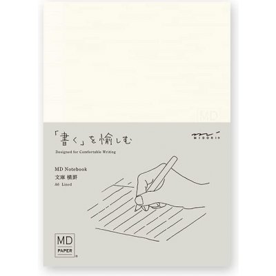 Midori MD Zápisník linkovaný A6 – Zboží Dáma