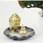 Ancient Wisdom Stojan na vonné kužely Tekoucí dým Malý Buddha – Zboží Mobilmania