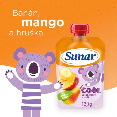 Sunárek Cool ovoce hruška mango banán 120 g – Zbozi.Blesk.cz