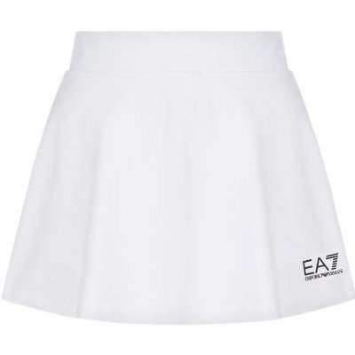 EA7 Woman Jersey Miniskirt white