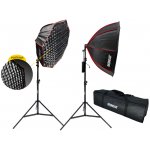 Redhead 2 x softbox 2 x stativ 90 cm R-SOCT 90 RGB – Zboží Živě