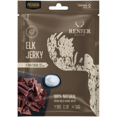 Renjer Traditional Nordic Elk Jerky Sea Salt 25 g – Zboží Mobilmania