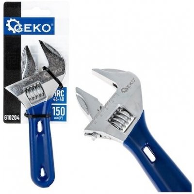 Geko nastavitelný švédský klíč 150 mm krátký, 0–36 mm G10204 – Zboží Dáma