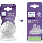 Philips Avent savička Natural Response 5 rychlý průtok 2 ks transparentní – Zboží Dáma