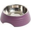 Miska, napáječka, zásobník Kruuse Jorgen A/S Miska melamin Frosted Ripple Bowl fialová 350 ml