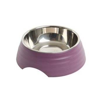 Kruuse Jorgen A/S Miska melamin Frosted Ripple Bowl fialová 350 ml