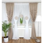 Fliying Sada závěsů se záclonami LILA 400x250 cm, bílá/béžová II – Hledejceny.cz