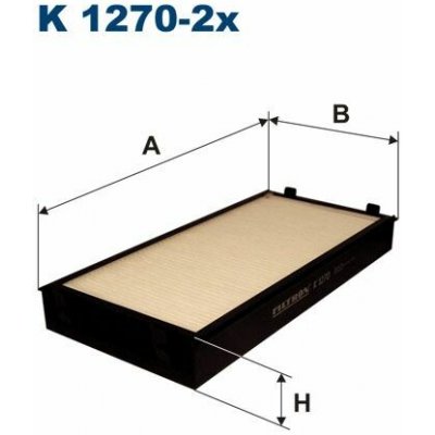 K1270-2X FILTRON Filtr, vzduch v interiéru – Hledejceny.cz