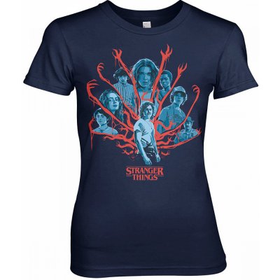 Stranger Things Stranger Things Characters Girly Navy – Zboží Dáma
