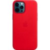 Pouzdro a kryt na mobilní telefon Apple Apple Kožený vč. Magsafe iPhone 12 Pro Max Scarlet MHKJ3ZE/A