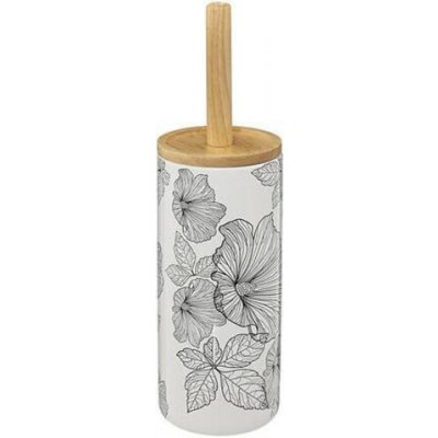 5five simply smart keramický bambusový WC kartáč Blackflora černý – Hledejceny.cz