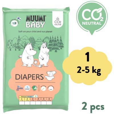 Muumi Baby 1 Newborn 2-5 kg 2 ks – Hledejceny.cz