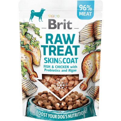 Brit Raw Treat Dog Skin & Coat Fish & Chicken 40 g – Zboží Dáma