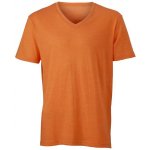 James Nicholson tričko Heather Oranžový melír – Zboží Mobilmania